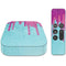 Paint Splatter Purple Apple TV Skin
