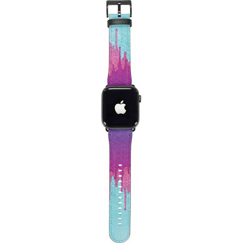 Paint Splatter Purple Apple Watch Band 42-44mm