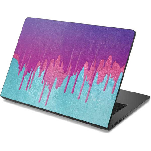 Paint Splatter Purple Dell Chromebook Skin