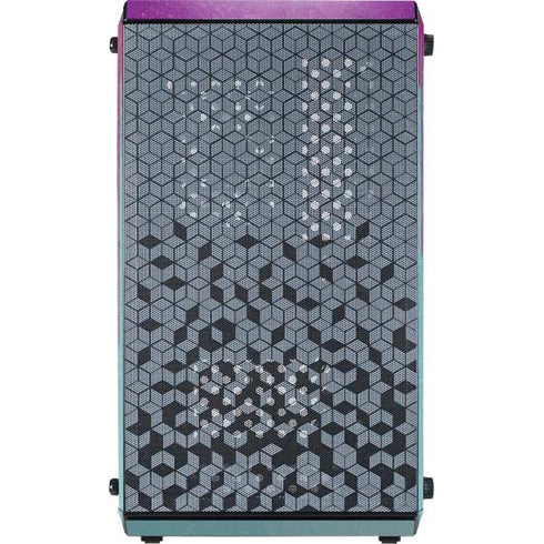 Paint Splatter Purple Cooler Master MasterBox Q300L Mini Tower Skin