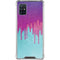 Paint Splatter Purple Galaxy A51 5G Clear Case