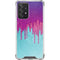 Paint Splatter Purple Galaxy A52 5G Clear Case