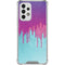 Paint Splatter Purple Galaxy A53 5G Clear Case