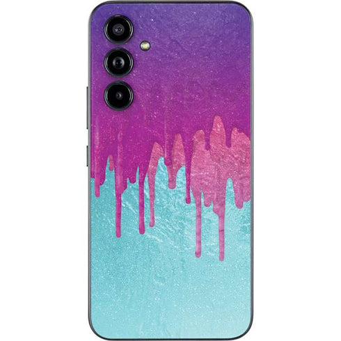 Paint Splatter Purple Galaxy A54 5G Skin