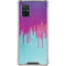 Paint Splatter Purple Galaxy A71 5G Clear Case