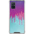 Paint Splatter Purple Galaxy A71 5G Clear Case
