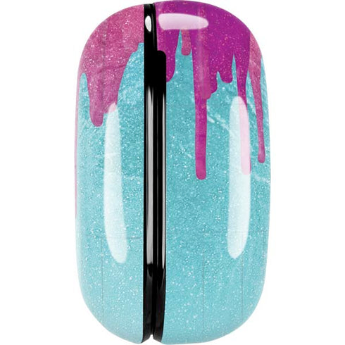 Paint Splatter Purple Galaxy Buds Live Skin