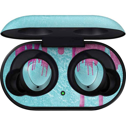 Paint Splatter Purple Galaxy Buds Skin