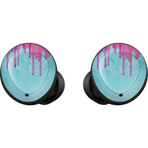 Paint Splatter Purple Galaxy Buds Skin