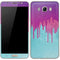 Paint Splatter Purple Galaxy J7 Skin