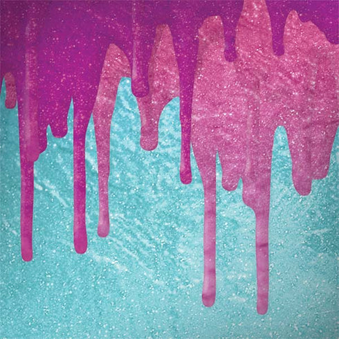 Paint Splatter Purple Galaxy Note 8 Skin