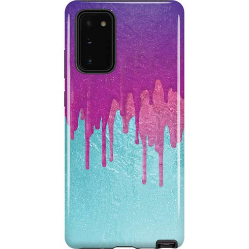 Paint Splatter Purple Galaxy Note20 5G Pro Case