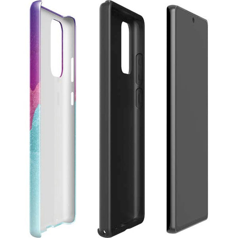 Paint Splatter Purple Galaxy Note20 5G Pro Case