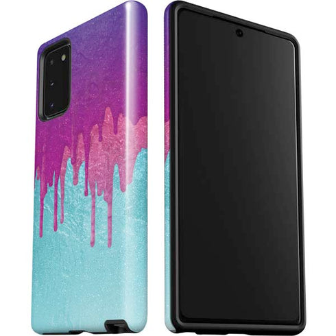 Paint Splatter Purple Galaxy Note20 5G Pro Case