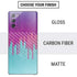 Paint Splatter Purple Galaxy Note20 5G Skin