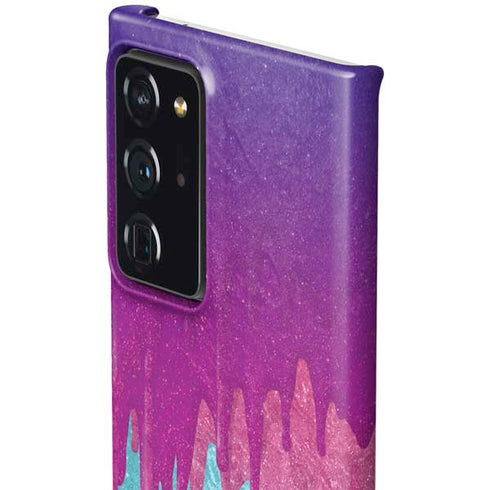 Paint Splatter Purple Galaxy Note20 Ultra 5G Lite Case
