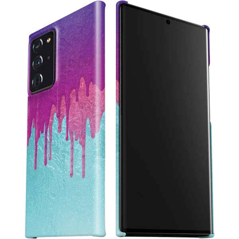 Paint Splatter Purple Galaxy Note20 Ultra 5G Lite Case