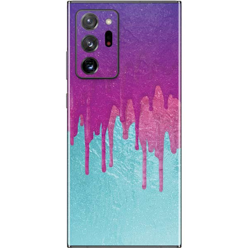 Paint Splatter Purple Galaxy Note20 Ultra 5G Skin