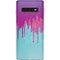 Paint Splatter Purple Galaxy S10 Skin
