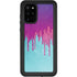 Paint Splatter Purple Galaxy S20 Plus Waterproof Case