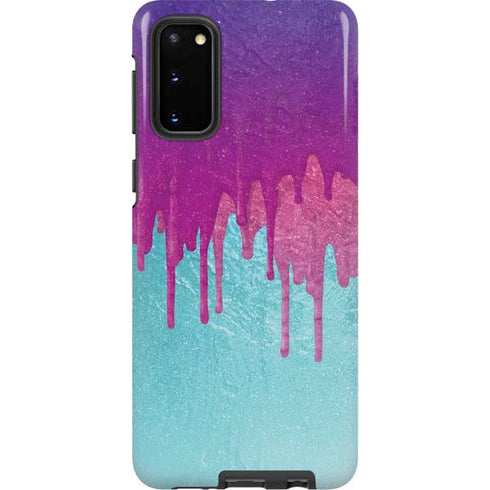 Paint Splatter Purple Galaxy S20 Pro Case
