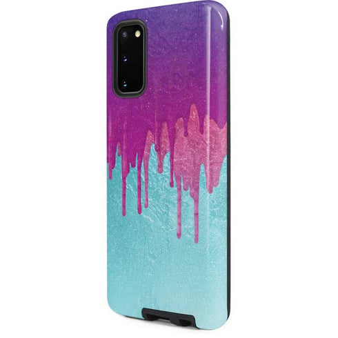 Paint Splatter Purple Galaxy S20 Pro Case