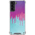 Paint Splatter Purple Galaxy S21 5G Clear Case