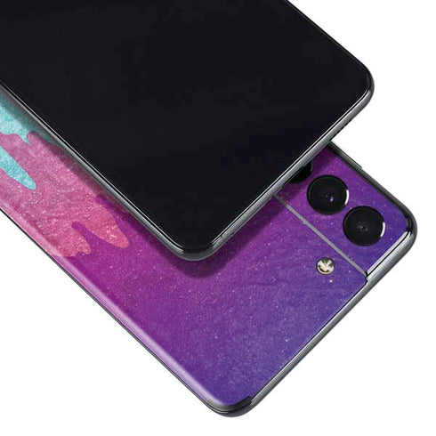 Paint Splatter Purple Galaxy S21 5G Skin