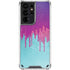 Paint Splatter Purple Galaxy S21 Ultra 5G Clear Case