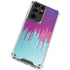 Paint Splatter Purple Galaxy S21 Ultra 5G Clear Case