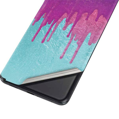 Paint Splatter Purple Galaxy S21 Ultra 5G Skin