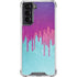 Paint Splatter Purple Galaxy S22 Clear Case