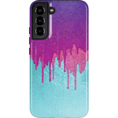 Paint Splatter Purple Galaxy S22 Plus Pro Case