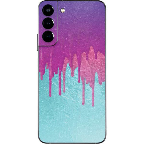 Paint Splatter Purple Galaxy S22 Plus Skin