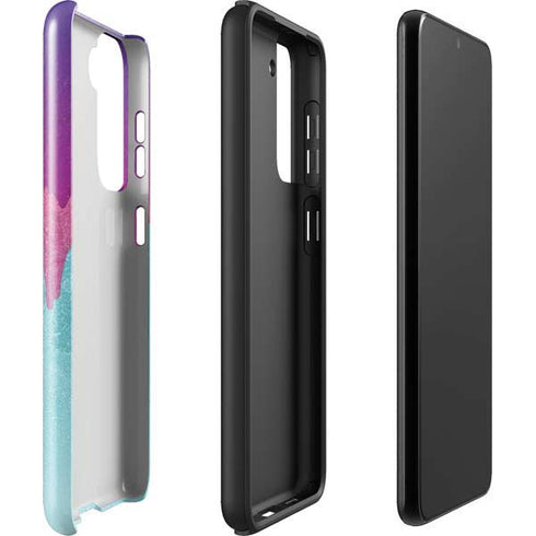 Paint Splatter Purple Galaxy S22 Pro Case