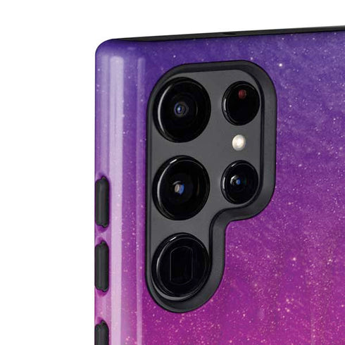 Paint Splatter Purple Galaxy S22 Ultra Pro Case