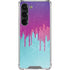 Paint Splatter Purple Galaxy S23 Clear Case