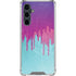 Paint Splatter Purple Galaxy S23 FE Clear Case