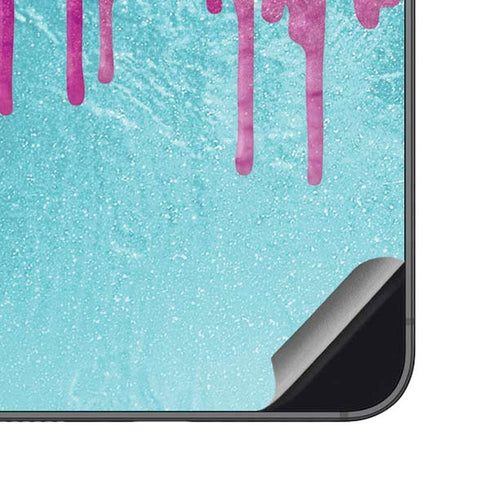 Paint Splatter Purple Galaxy S23 FE Skin