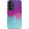 Paint Splatter Purple Galaxy S23 Plus Pro Case