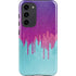 Paint Splatter Purple Galaxy S23 Plus Pro Case