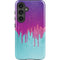 Paint Splatter Purple Galaxy S24 Impact Case