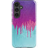 Paint Splatter Purple Galaxy S24 Impact Case