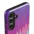 Paint Splatter Purple Galaxy S24 Impact Case