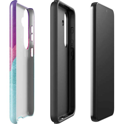 Paint Splatter Purple Galaxy S24 Impact Case