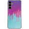 Paint Splatter Purple Galaxy S24 Plus Clear Case