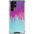 Paint Splatter Purple Galaxy S24 Ultra Clear Case