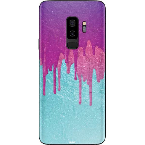 Paint Splatter Purple Galaxy S9 Plus Skin