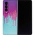 Paint Splatter Purple Galaxy Z Fold4 5G Skin
