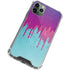 Paint Splatter Purple iPhone 11 Pro Max Clear Case